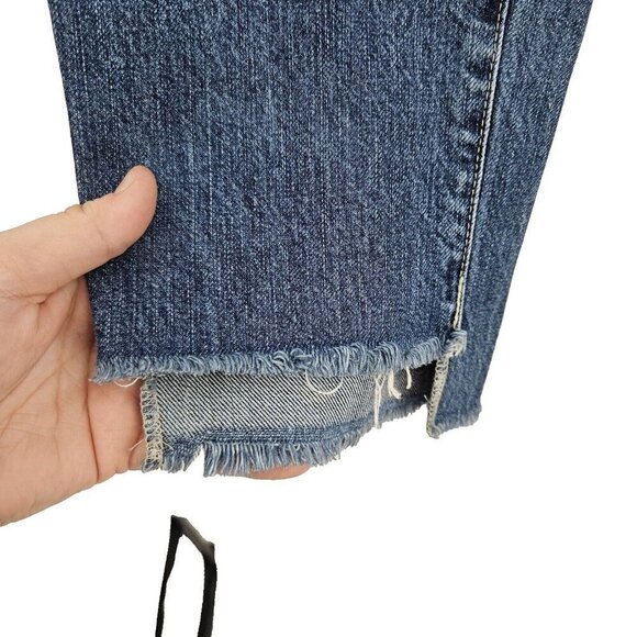 AG Adriano Goldschmied The Phoebe Vintage High Waisted Tapered Leg Jeans Size 27 - Picture 4 of 9